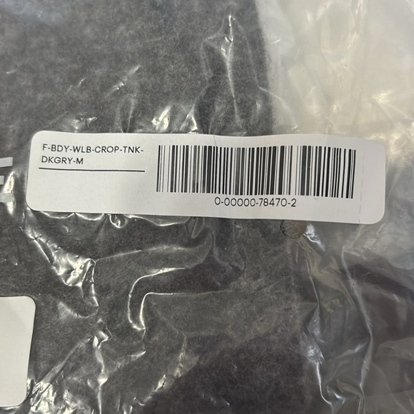 Everlane Renew Crop Tank - Dark Grey - Size M - NWT - Picture 10 of 10